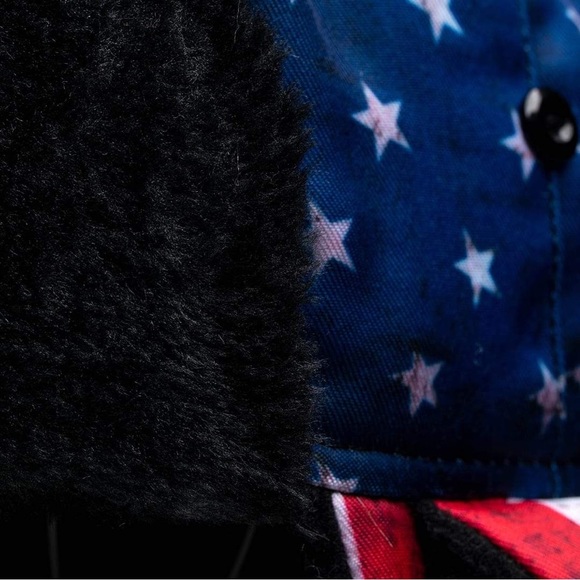 American Flag Trapper Hat by Salt Armour Co Made in the USA SA CoShips Same Day! - Picture 4 of 4